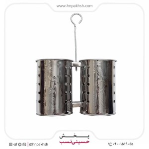 جا قاشقی 2 قلو استیل