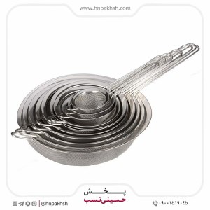 صافی استیل دسته دار سایز 18