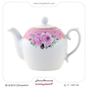 قوری 10 کپ گلدار شکس